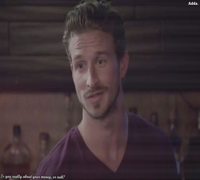 》Anytime open to that, brother. Bring it on! *se așează pe vine și-și pune mâinile pe + - SO1xE07 I said I catch u if u fall