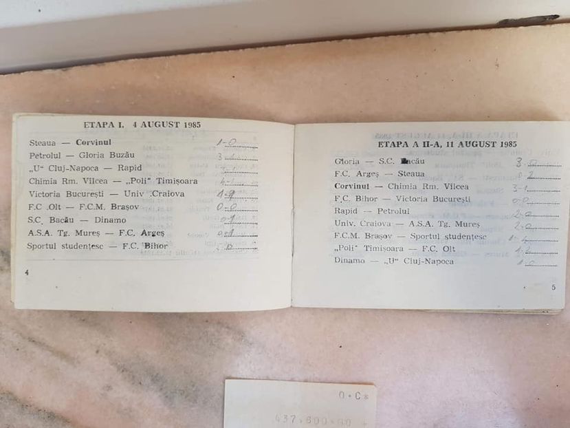 Corvinul Hunedoara 1985-1986 - Dunarea Galati Istorie Part 2