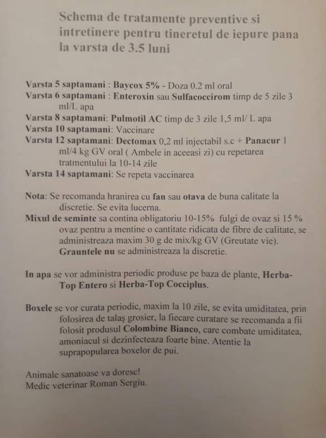  - MEDICAMENTE IEPURI