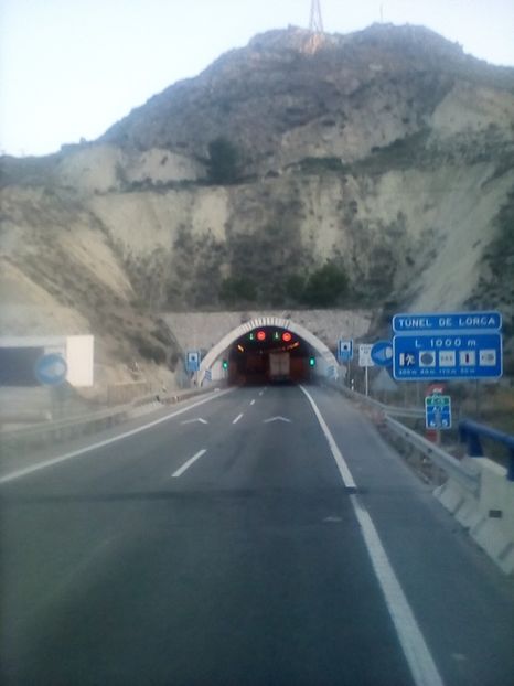 Tunel Murcia - Cu camionul Daf pe ruta Oradea Spania