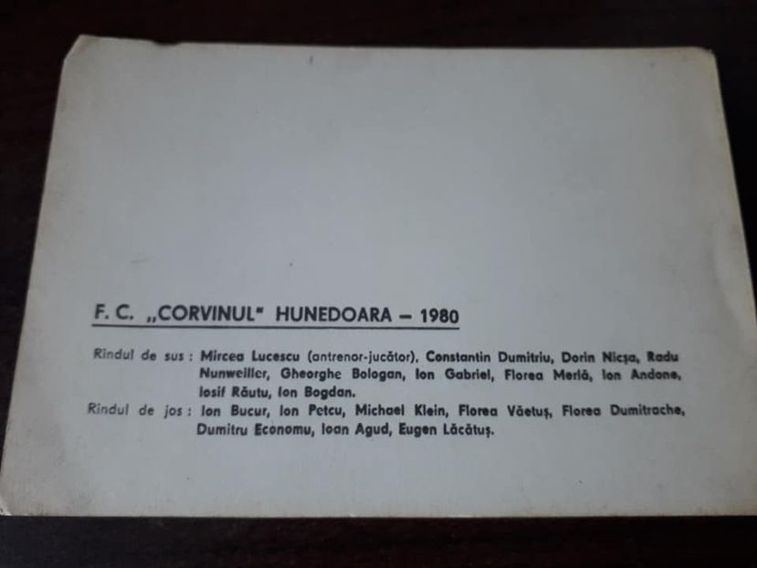 Corvinul Hunedoara 1980 - Dunarea Galati Istorie Part 2