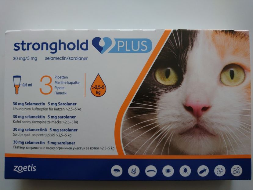 STRONGHOLD PLUS 30 MG 2 KG SI 500 G - 5 KG - 49 RON - STRONGHOLD PLUS 30 MG 2 KG SI 500 G - 5 KG - 49 RON
