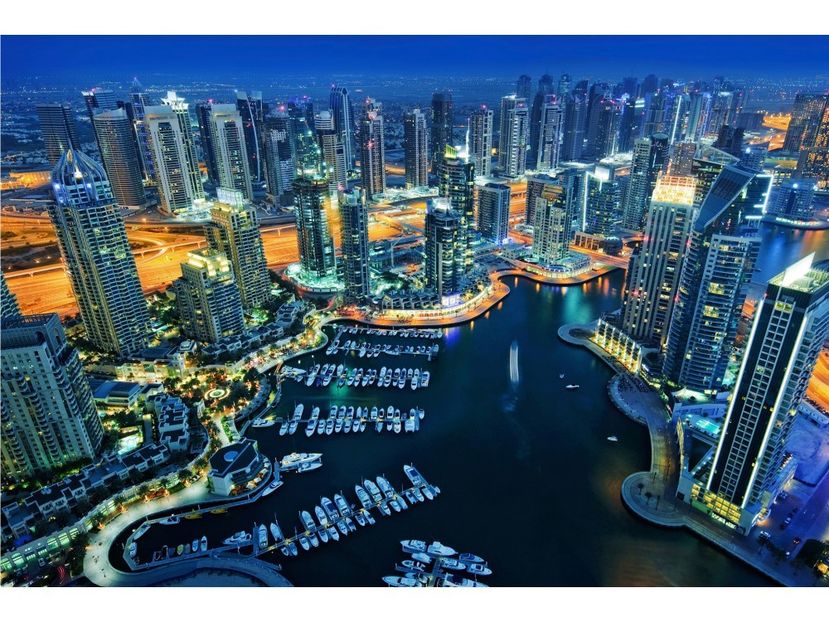 Orasul Dubai pe timp de noapte 94757-1000x750 - 1-Dubai-1