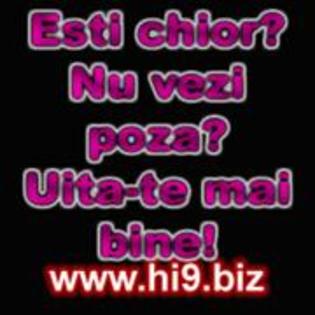 esti chior nu vezi poza uita-te mai bine - Avatare