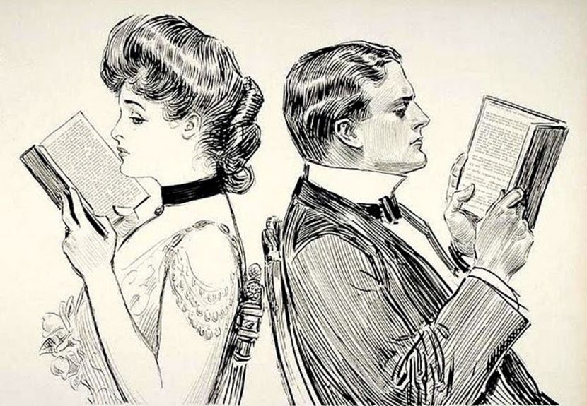 Gibson Girl Illustration by Charles Dana Gibson 5 - Camille