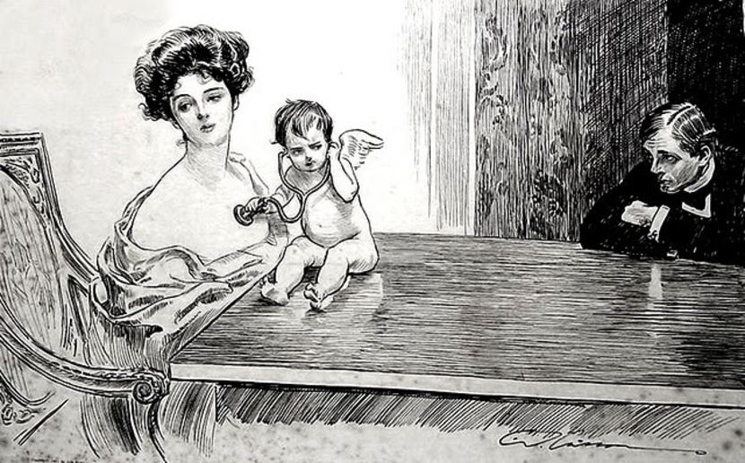 Gibson Girl Illustration by Charles Dana Gibson 6 - Camille