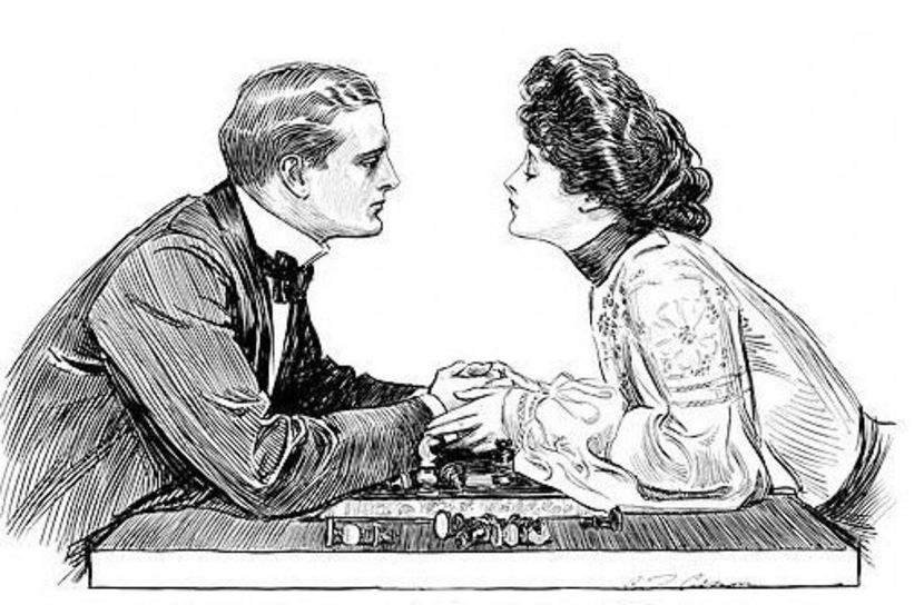 Gibson Girl Illustration by Charles Dana Gibson 8 - Camille