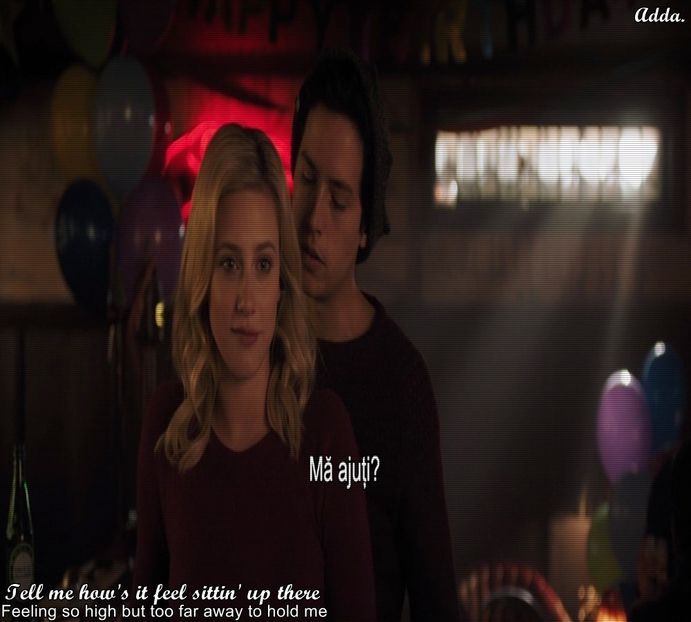 》*îi răspunde la sărut rânjind, se trage după câteva minute* Why me and not another girl? - SO2xE07 Such sorrow in her eyes