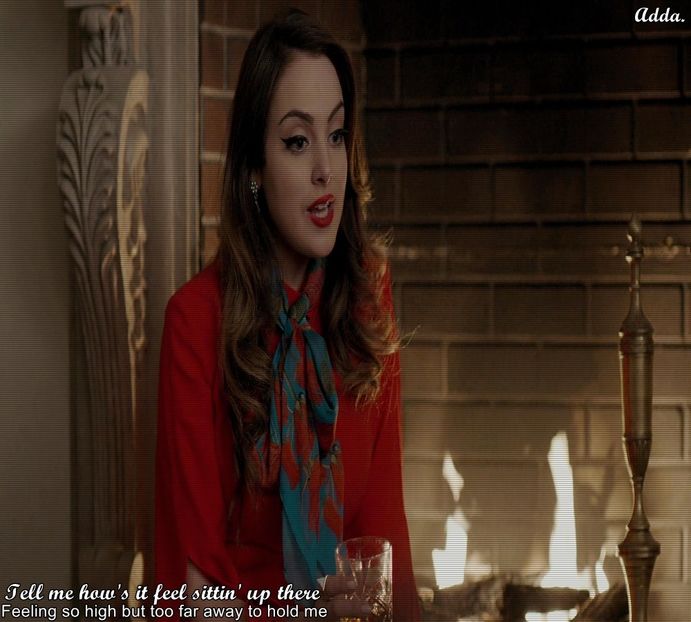 》*îi prinde mâna și i-o lasă în jos* Nu arăta cu degetul, nu e frumos!! =))))) *apoi râde* Da, - SO2xE08 So would u be my baby