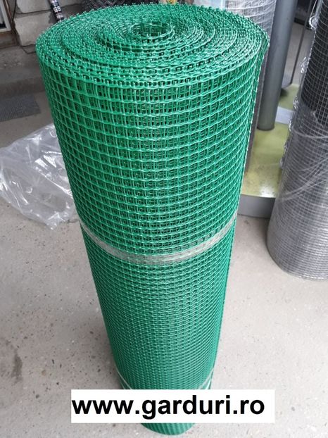 Plasa PVC  Verde – 12x12 mm , H=1.00 m , L=25 ML ( 12 lei/ml ) - Produse