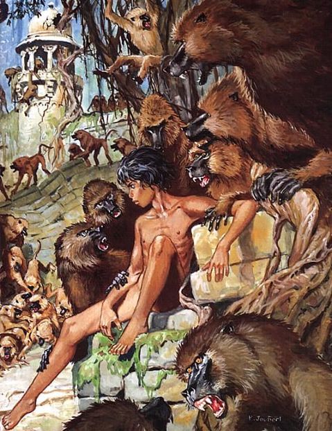 jungle-book-mowgli-bandar- - ALEXANDRU SIRETEANU IN ARTA PLASTICA