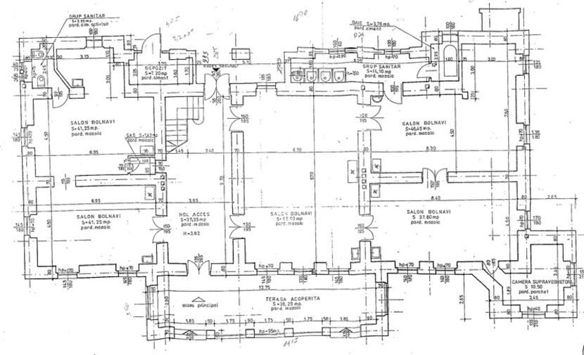 rock club - plan - FOSTUL SPITAL DE BOLI PSIHICE CRONICE ROCK CLUB BORSA MARAMURES resedinta privata