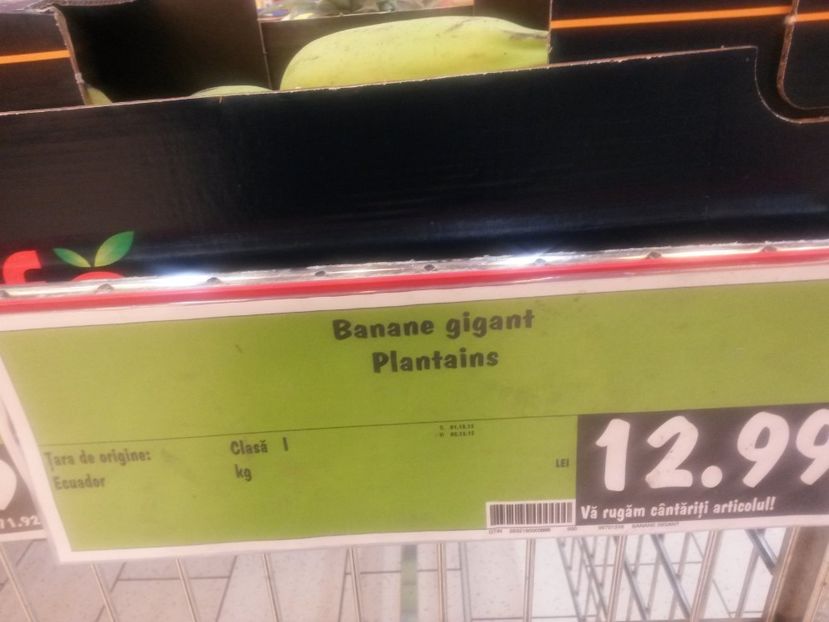 Banane gigant - KAUFLAND