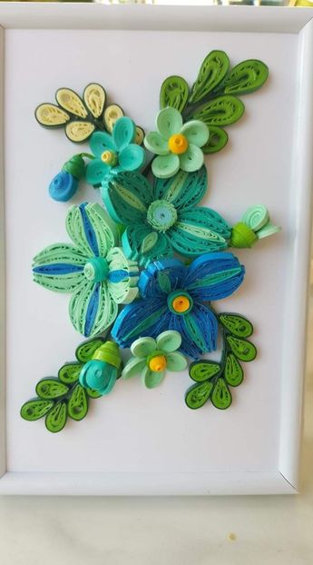  - 5 quilling- tablouri