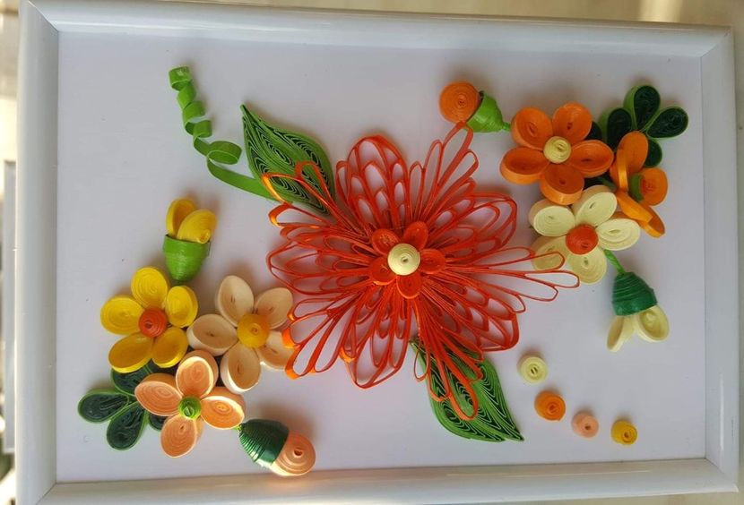  - 5 quilling- tablouri