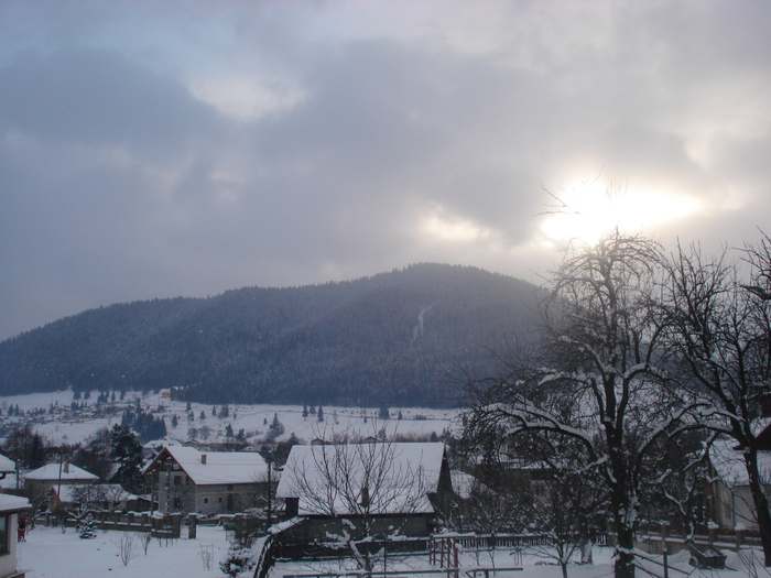 Sat din Bucovina iarna