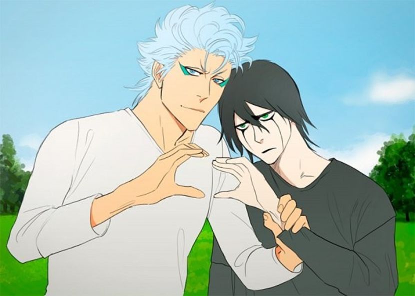 BLEACH.600.2256376 - Grimmajow And Ulquiorra