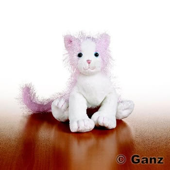 pink & white cat - Webkinz