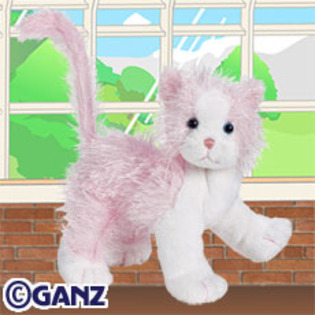 PinkandWhiteCat - Webkinz