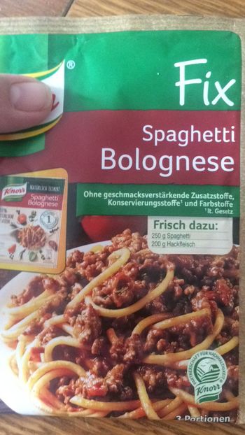  - Spaghete bologneze