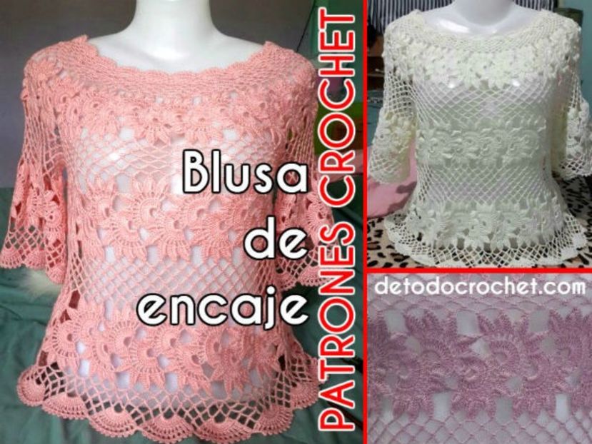 patrones-de-blusa-de-encaje - Lucru de mana