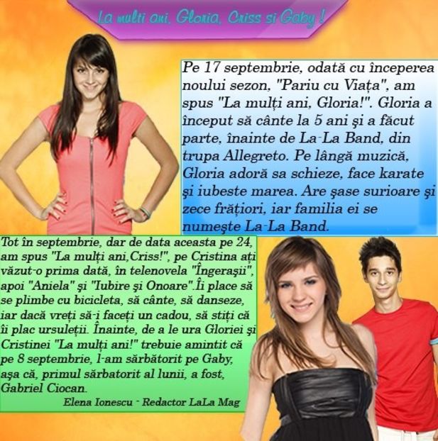 Reviste cu LaLa Band 609 - Revistele La La Band 01