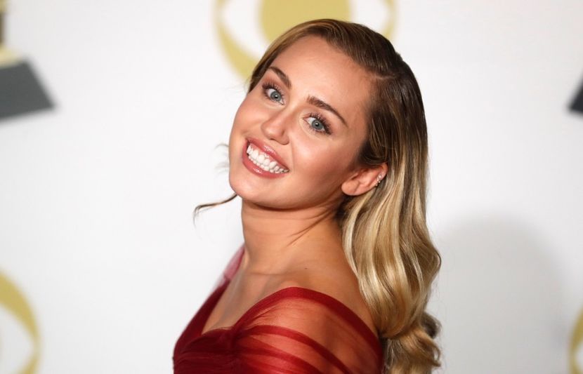  - Miley Cyrus la 60th Annual GRAMMY Awards at Madison Square Garden in New York Press Room