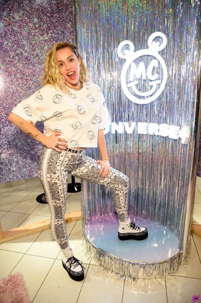  - Miley Cyrus la X Converse Collection Launch at The Grove in Los Angeles
