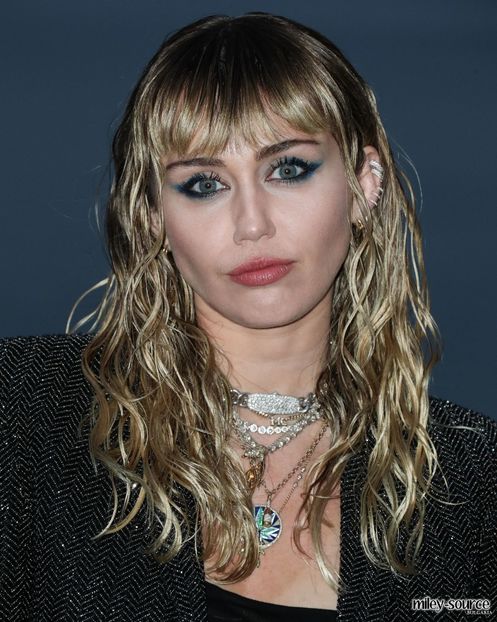  - Miley Cyrus la Saint Laurent Men s Spring Summer 2020 fashion show in Malibu
