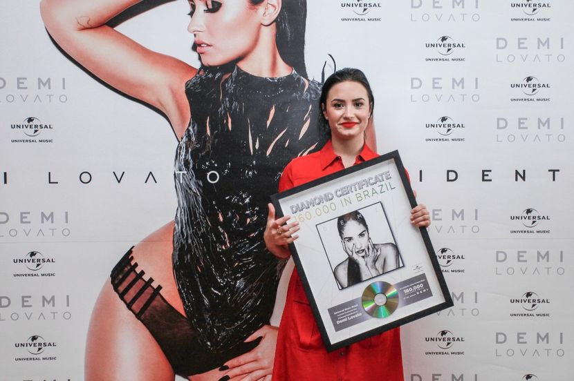  - Demi Lovato la PRESS CONFERENCE IN SAO PAULO BRAZIL