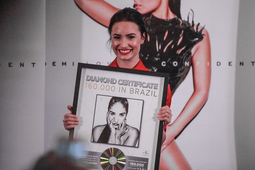  - Demi Lovato la PRESS CONFERENCE IN SAO PAULO BRAZIL