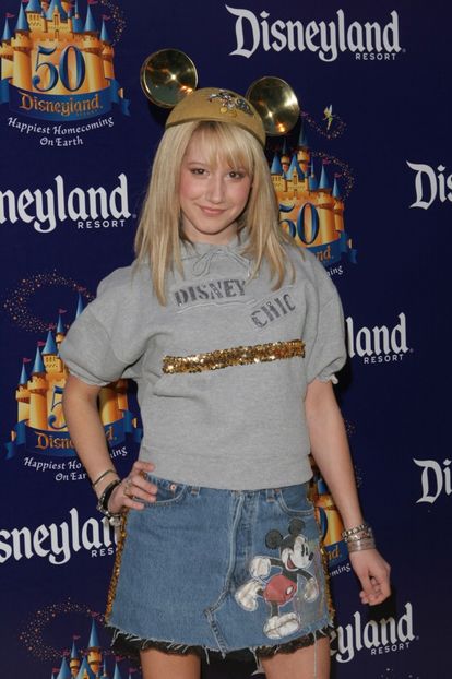  - Ashley Tisdale la Disneyland s 50th anniversary Happiest Homecoming on Earth celebration at Disneyla