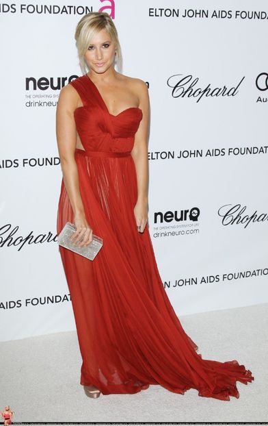  - Ashley Tisdale la 20th annual Elton John AIDS Foundation s Oscar Viewing Party at West Hollywood Par