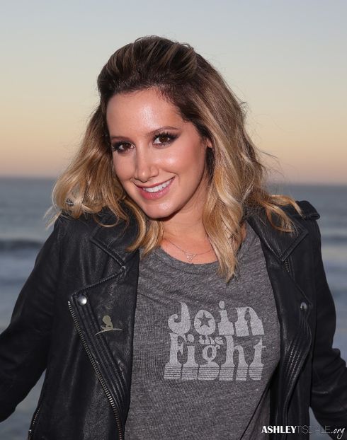  - Ashley Tisdale la Velvet X St Jude Join The Fight charity tee launch