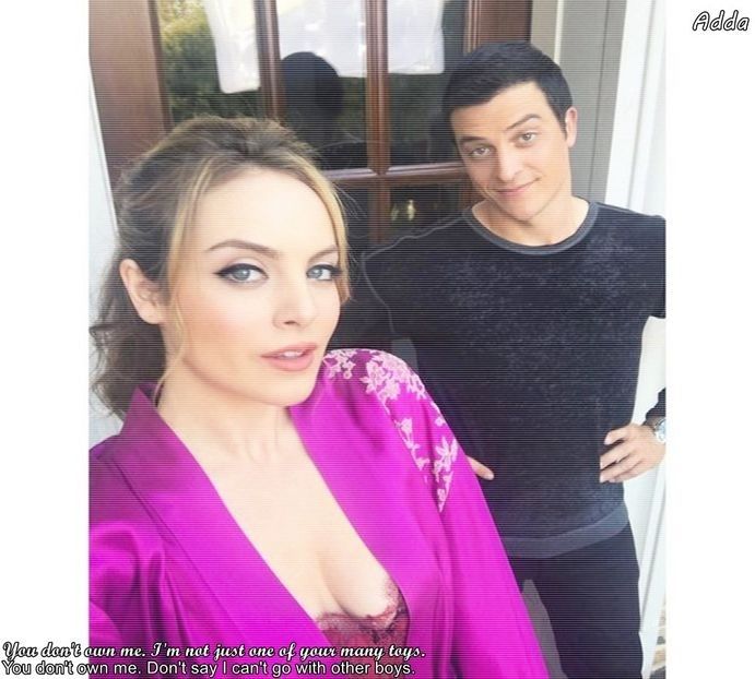 - Bine-bine, te cred. *zâmbește larg apoi face ochii mari când se îneacă și-l batr - SO3xE04 And I find it kinda sad