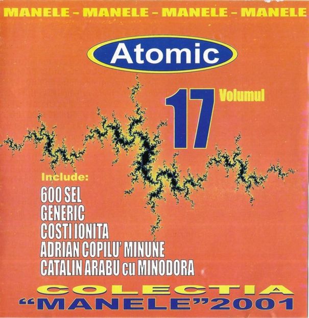 atomic colectia manele 2001 vol 17 - Iulie 2019