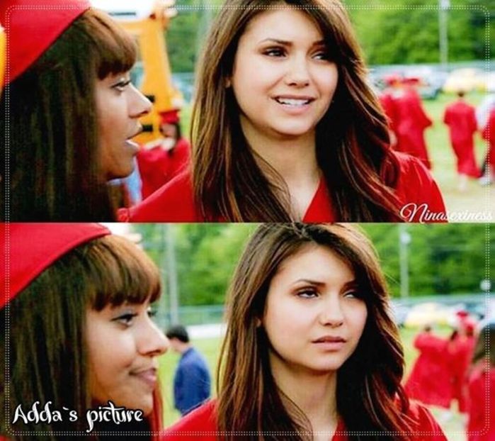 - Serios?! *o pufnește râsul auzind de suferit* =)))))) #Damon. *își pune mâna pe față - here - episode 53 - done