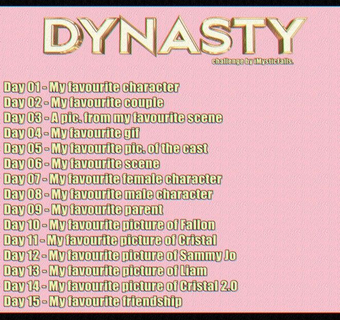  - 15 days DYNASTY - CHALLENGE