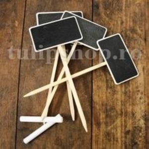 Etichete plante lemn cu tabla de scris - Etichete decorative