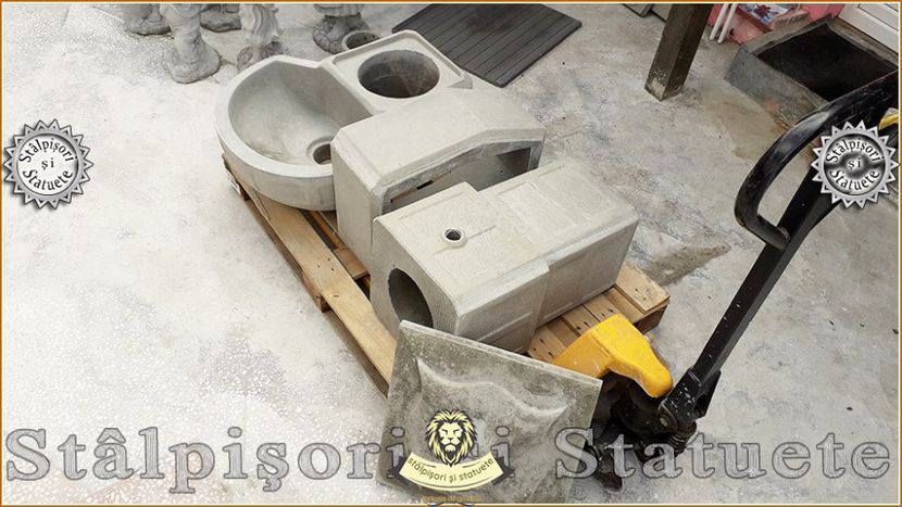 Model C1 - Decorațiuni de grădină din beton aditivat