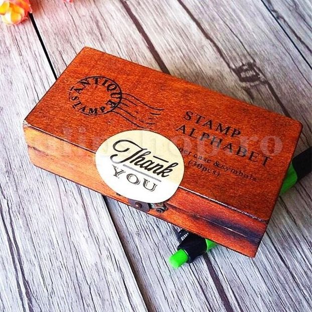 Etichete autoadezive vintage Thank you 10buc. - Etichete decorative