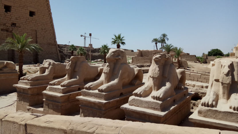 paznici intrare Karnak - Karnak 2019