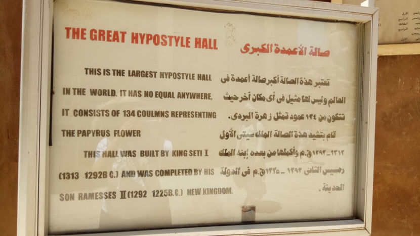 sala hipostila - Karnak 2019