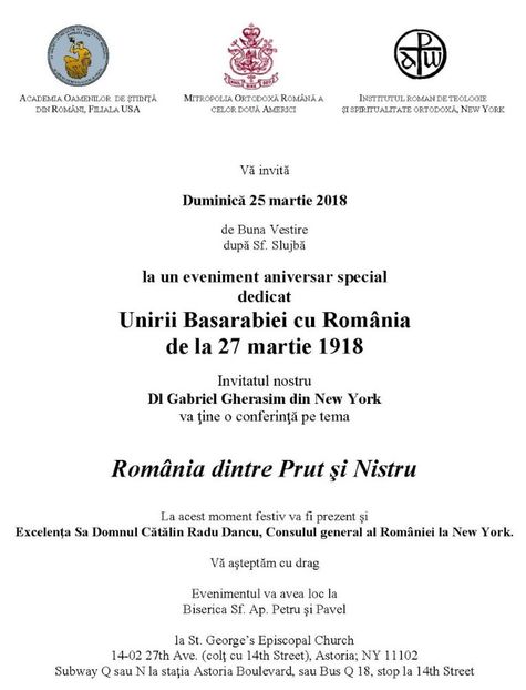 180325 New York, Invitație - 2016-18 A