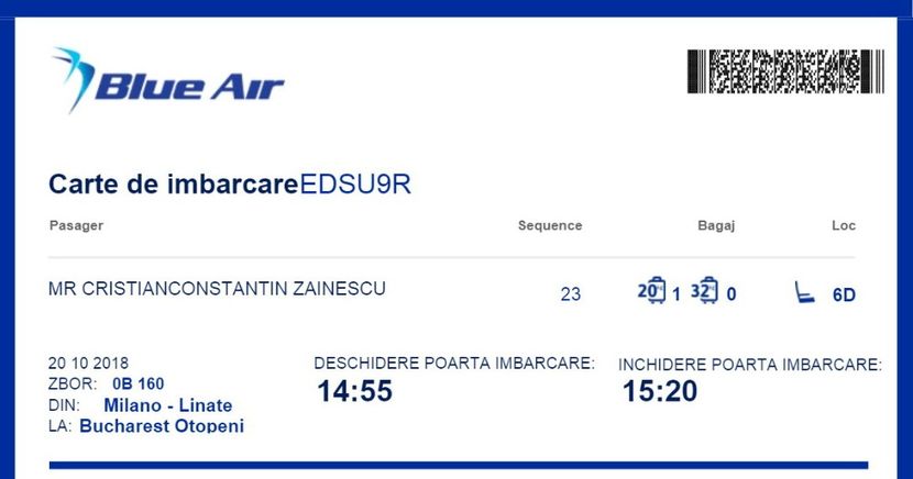 181020 Croazieră M Baltică & M Nordului, Carte îmbarcare 3 - 2016-18 A