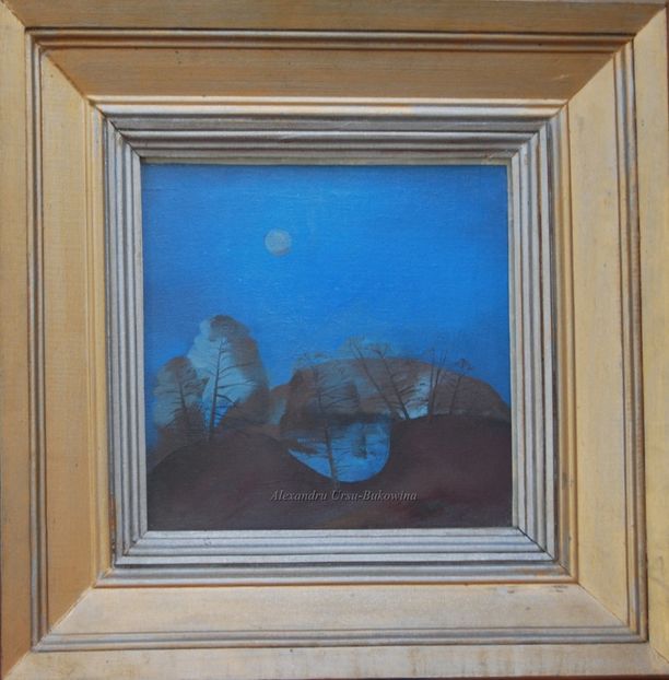 Constantin Tofan(1952)-Peisaj cu Luna 500 - Tablouri de vânzare_ _ _