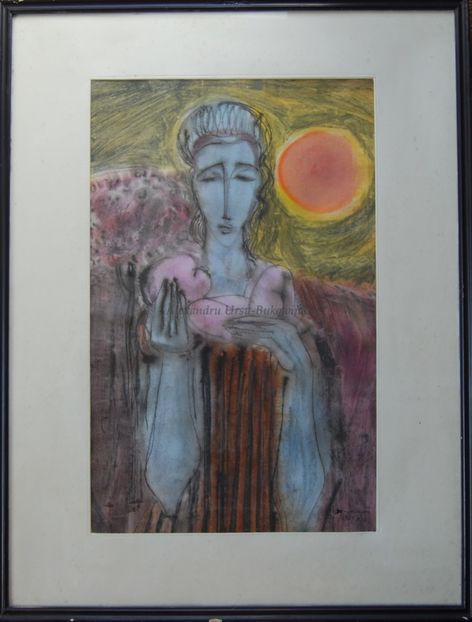 Ion Burdujoc(1936-1976)-Maternitate 128 - Tablouri de vânzare_ _ _