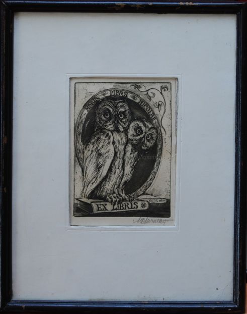 Marcel Chirnoagă(1930-2008)-Ex Libris   549 - Tablouri de vânzare_ _ _