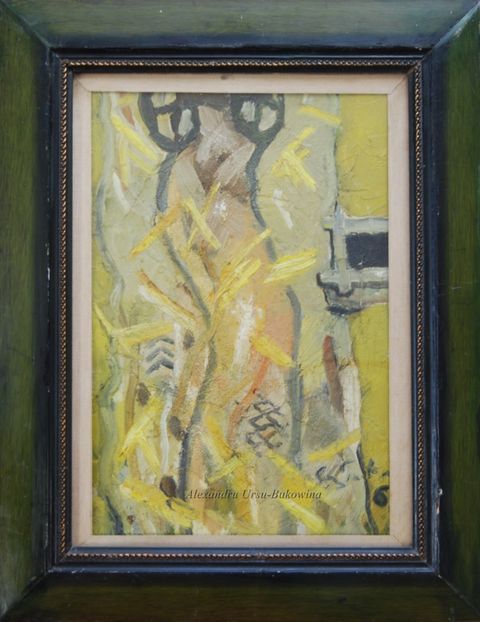 Teodor Tatos(1901-1985)-Drumul căruțelor  462 - Tablouri de vânzare_ _ _