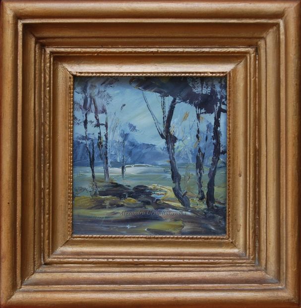 Vasile Anghel Siminiuc(1949)-Colț de rai - Tablouri de vânzare_ _ _